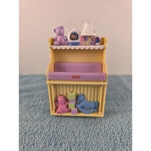 Fisher Price Loving Family Dollhouse Baby Nursery Changing Table NON WORKING